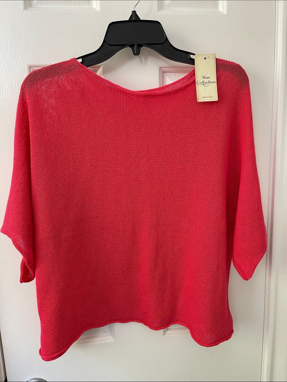 Coral Lightweight Knit Sweater from Italy